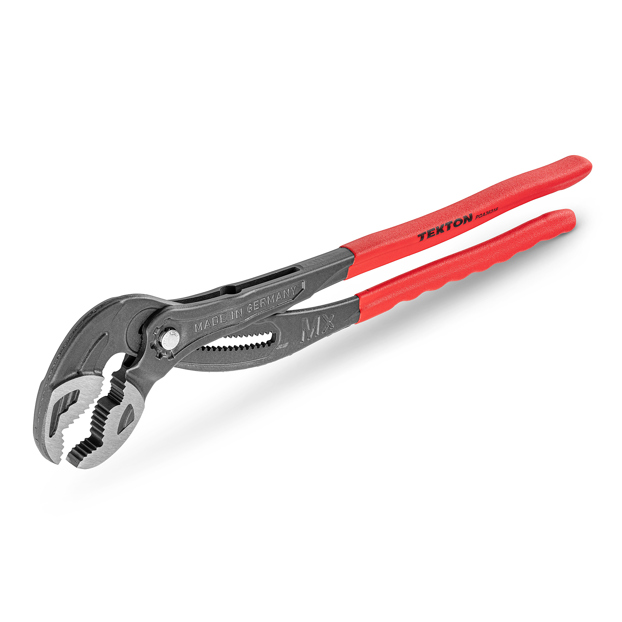 TEKTON 16 Inch Angle Nose Push Button Adjustable Pliers | PGA36316